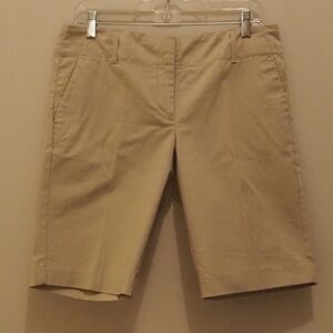 Ann Taylor Classic Tan Bermudas